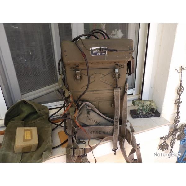poste �metteur r�cepteur radio BC1000  dat� 1960 guerre Alg�rie complet fonctionnel Arm�e Fran�aise
