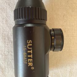 lunette sutter 1.5 -6x 42 E avec point rouge