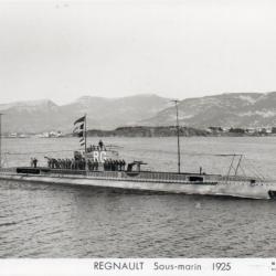 Carte Postale Sous-marin REGNAULT 1925 -N&deg;8195