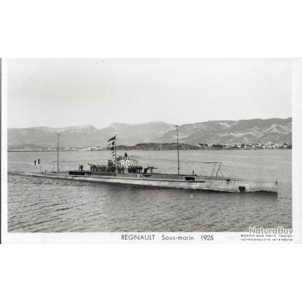 Carte Postale Sous-marin REGNAULT 1925 -N�8195