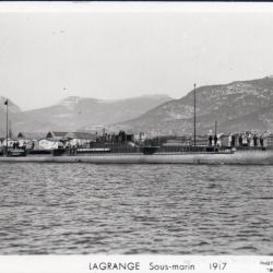 Carte Postale Sous-marin Lagrange 1917 -N&deg;8196