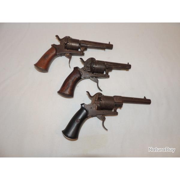 LOT 3  REVOLVERS A BROCHE TYPE LEFAUCHEUX