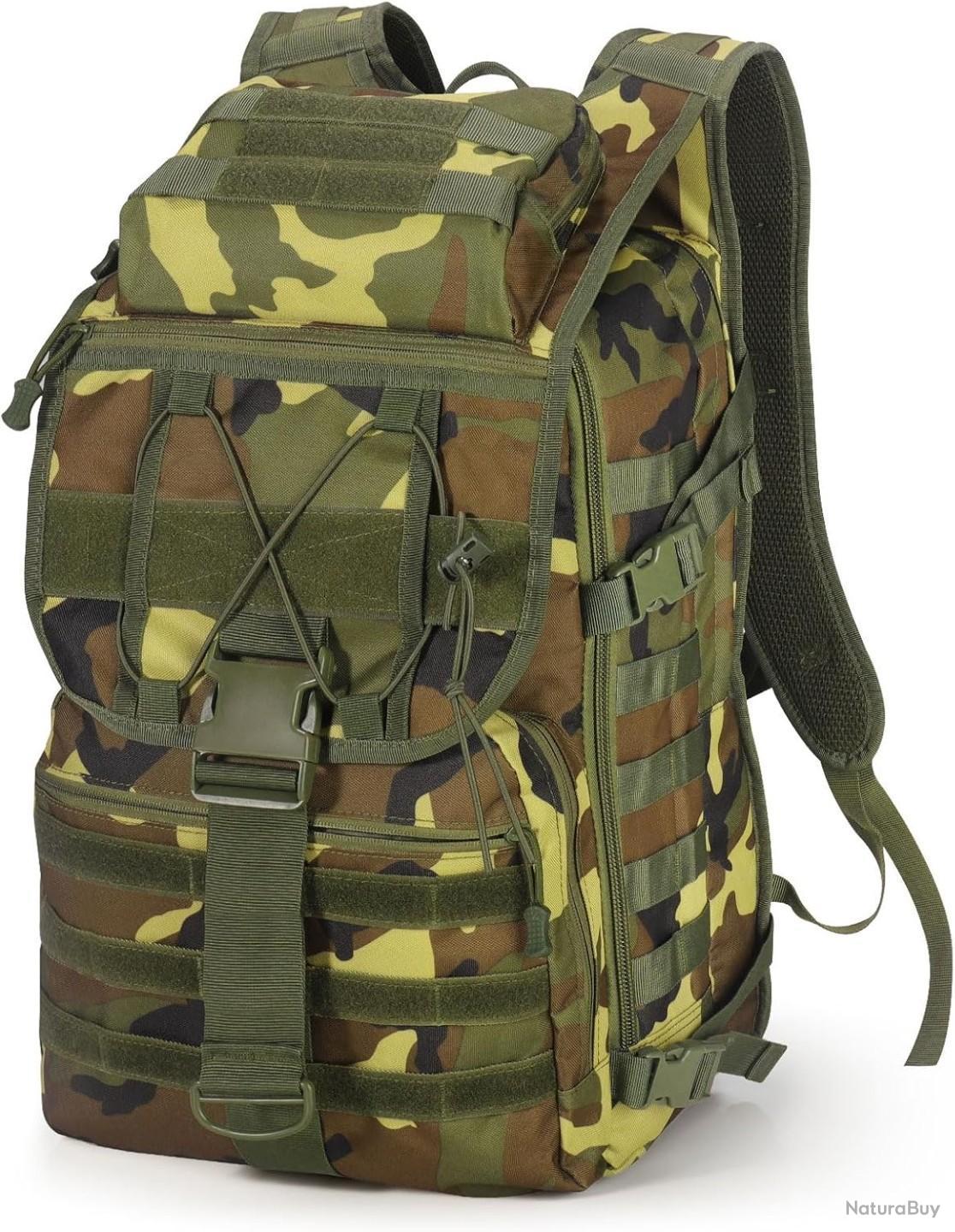 Sac à dos tactique noir 40L Molle Sac à dos de chasse Sport Cyclisme Escalade Sa Sac à dos tactique noir 40L Molle Sac à dos de chasse Sport Cyclisme Escalade Sa