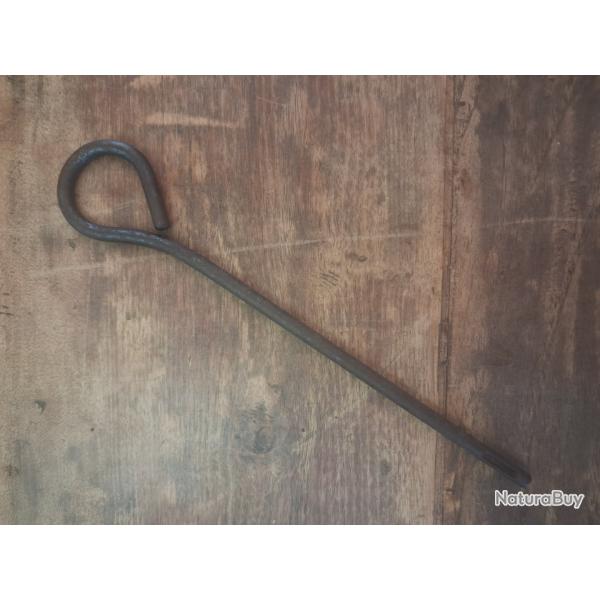 Baguette de nettoyage ancienne pour r�volver ou pistolet