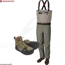 Pack Waders REDINGTON ESCAPE + Chaussures Benchmark feutre XXLS