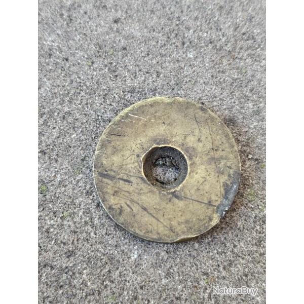 Disque / pastille de crosse de fusil Enfield num�ro 1 en laiton