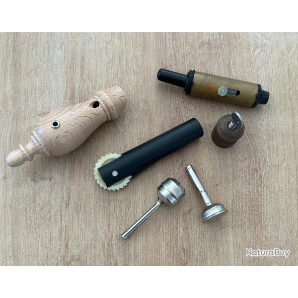 Lot de 6 appeaux pour oiseaux