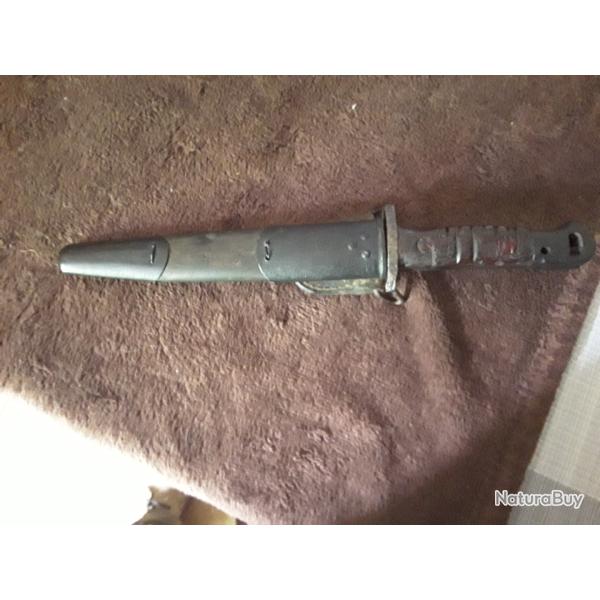 Ba�onnette us retaille pour la l�gion �trang�re en Indochine dat� de 1917
