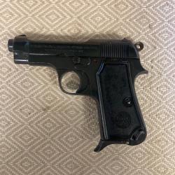 Pistolet Beretta Mod&egrave;le 1934. calibre 9mm court . Occasion .