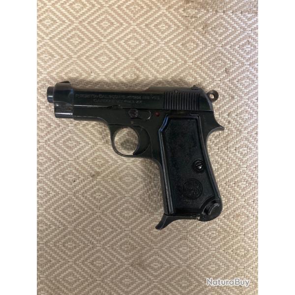 Pistolet Beretta Mod�le 1934. calibre 9mm court . Occasion .