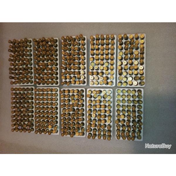 500 douilles en 22 Hornet PPU tir�es 1x
