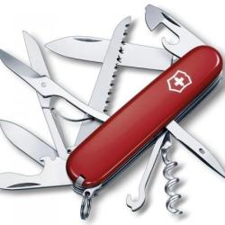 VICTORINOX HUNTSMAN ROUGE - Couteau outdoor 15 fonctions