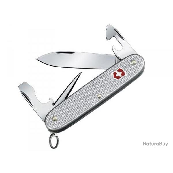 VICTORINOX PIONEER ALOX GRIS - Couteau outdoor 8 fonctions