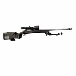 Carabine sur mesure pr&eacute;par&eacute; -Action Rem 700/ canon Lourd Inox / crosse HS Precision CAL: .338 RUM
