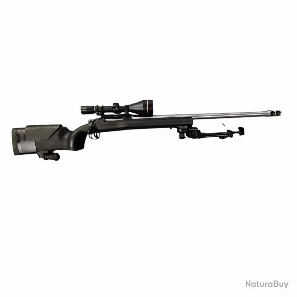 Carabine sur mesure pr�par� -Action Rem 700/ canon Lourd Inox / crosse HS Precision CAL: .338 RUM