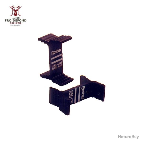 Cale d'alignement branches pair recurve - Beiter - Noir