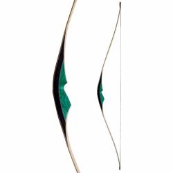 Longbow Carbon/Wenge Icon 64" - Falco - Vert Lime / Droitier / 45#