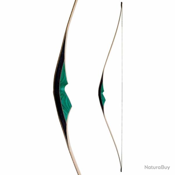 Longbow Carbon/Wenge Icon 64" - Falco - Vert Lime / Gaucher / 40#