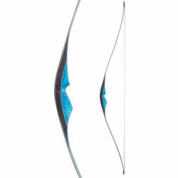 Longbow Carbon/Wenge Icon 64" - Falco - Bleu / Gaucher / 30#