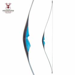 Longbow Carbon/Wenge Icon 64" - Falco - Bleu / Gaucher / 30#