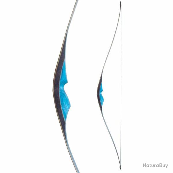 Longbow Carbon/Wenge Icon 64" - Falco - Bleu / Gaucher / 40#