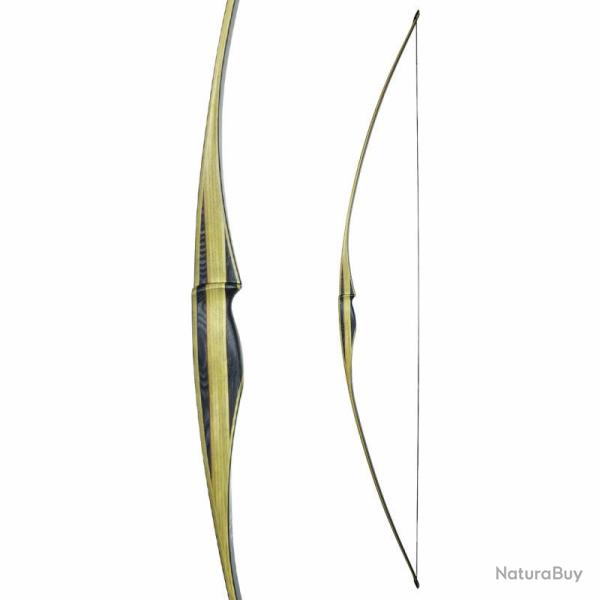 Longbow Hugin 68"- White Feather - 50# / Gaucher
