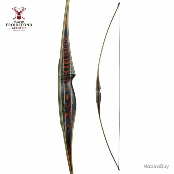 Longbow Munin 68"- White Feather - 25# / Droitier