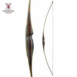 Longbow Munin 68"- White Feather - 60# / Gaucher
