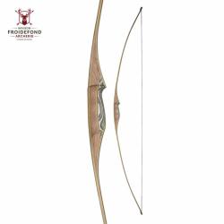 Longbow Osprey Black 68"- White Feather - 40# / Gaucher