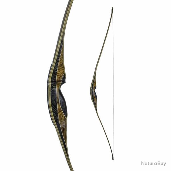 Longbow Rarog 66"- White Feather - 60# / Droitier