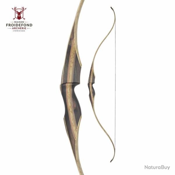 Monobloc Cardinal Clear 60" - White Feather - Droitier / 30#