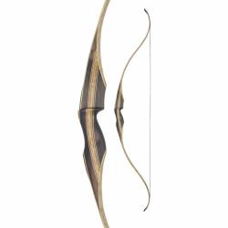 Monobloc Cardinal Clear 60" - White Feather - Droitier / 40#