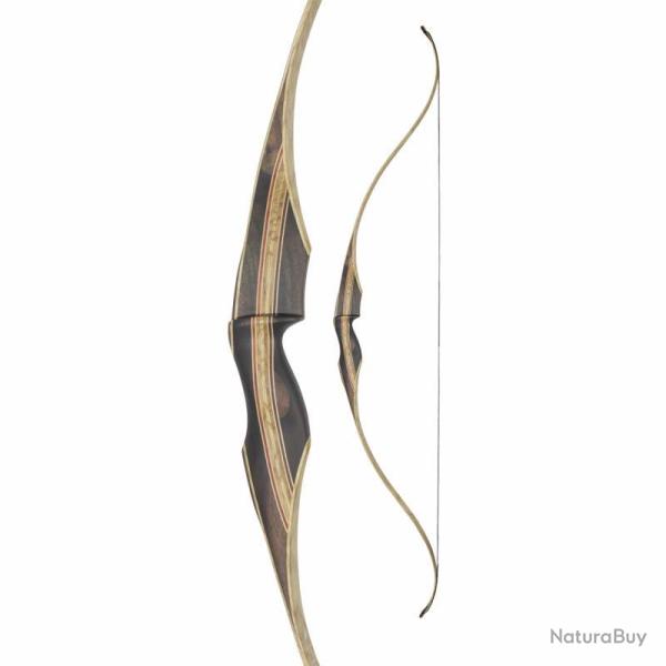 Monobloc Cardinal Clear 60" - White Feather - Droitier / 40#