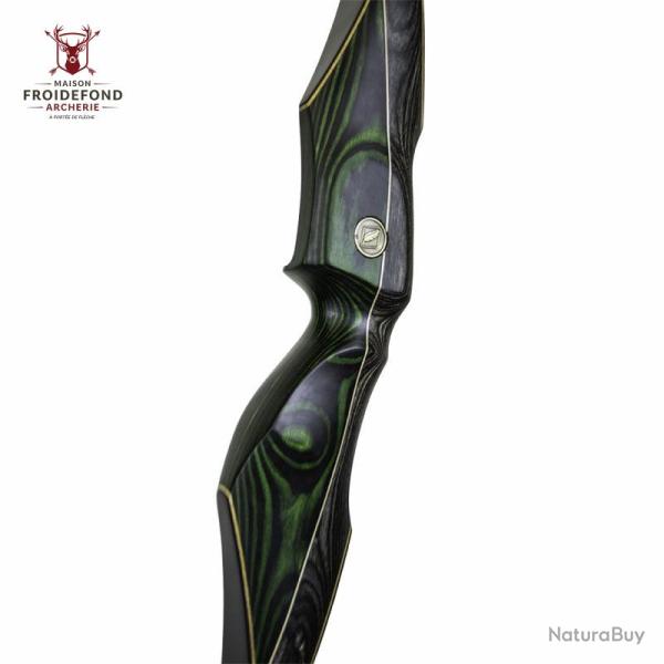 Monobloc Garuda 64" - White Feather - Gaucher / 45# / Vert Lime