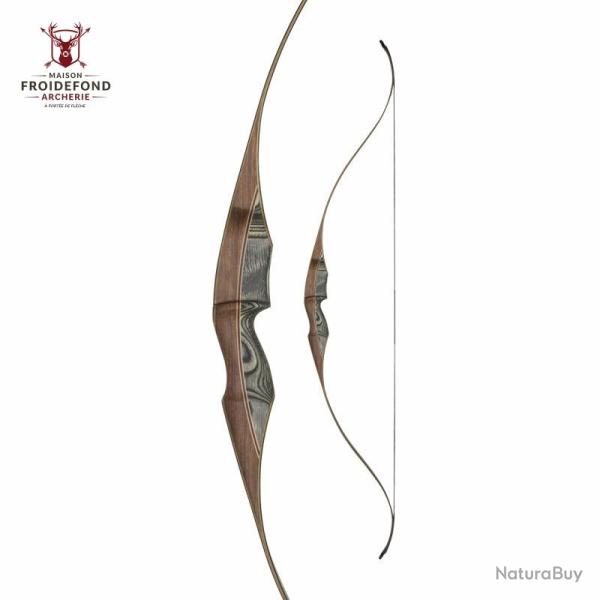 Monobloc Lapwing Black 60" - White Feather - Gaucher / 25#