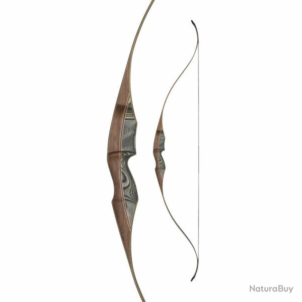 Monobloc Lapwing Black 60" - White Feather - Gaucher / 45#