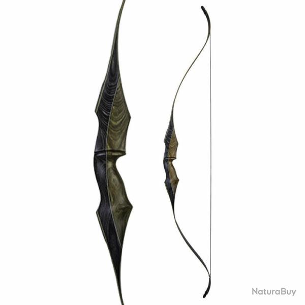 Monobloc Sirin 62" - White Feather - Droitier / 35#