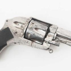 PETIT REVOLVER DE POCHE BULLDOG " PUPPY " CALIBRE 22 SHORT - BELGIQUE XIX&egrave; Categorie D