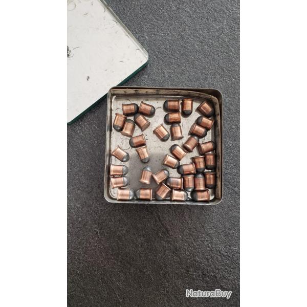 Cartouche 9mm GEVELOT balles rondes