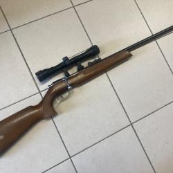 Vends carabine MANU-ARM cal.22LR 1 coup avec lunette