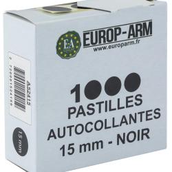 PASTILLES AUTOLLANTE NOIRES 15mm x1000