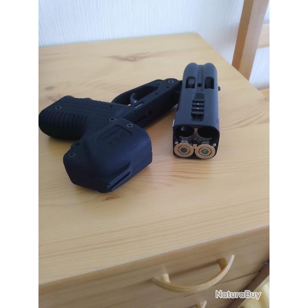 PISTOLET JPX 4 POUR MUNITIONS LACRYMOGERNE  VENDU PAR  EXPERT DEFENSE FRANCAIS
