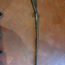 Fusil a poudre noir