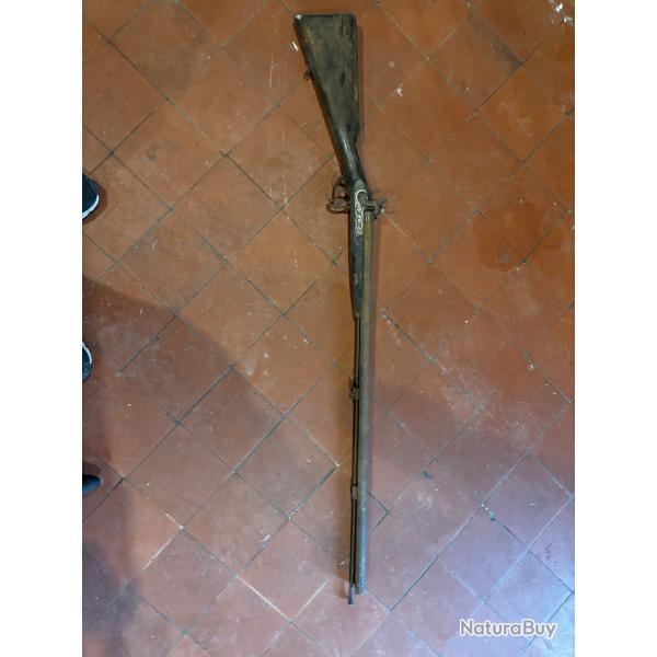 Fusil a poudre noir