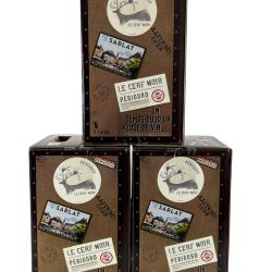 Vente Flash, "Le Cerf Noir" IGP P&eacute;rigord, 100% Merlot, le Bag In Box de 5 litres x3 vente flash !
