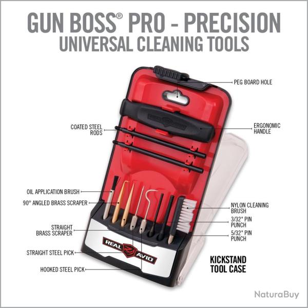Kit de nettoyage outils de pr�cision Gun Boss Pro Real Avid