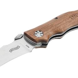 Couteau fermant Walther AFW 2 manche noyer