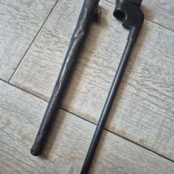 Ba&iuml;onnette anglaise clou pour Lee Enfield WW2 et son fourreau
