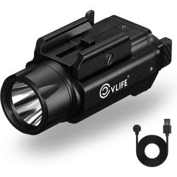 PROMO ! Lampe pistolet tactique CVLife 1500 Lumens pour Glock