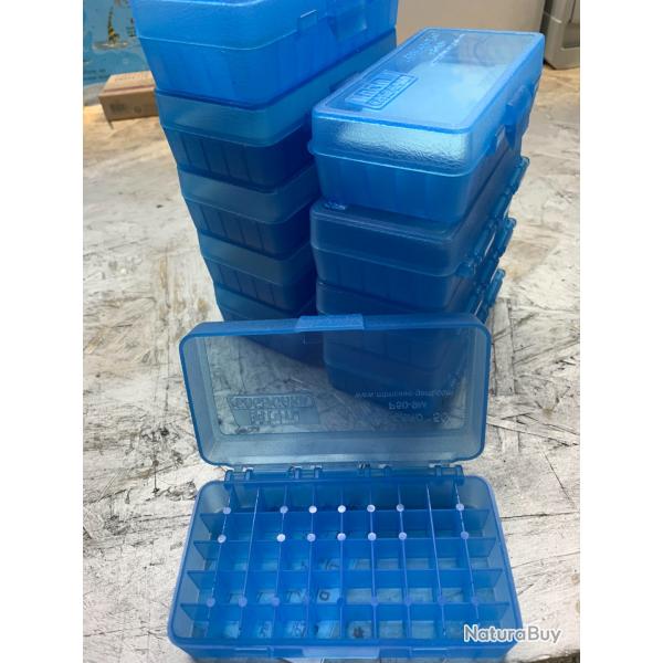 19 BOITES PVC 50 CARTOUCHES 9MM